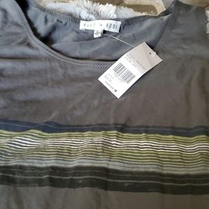 NWT Fitz&Eddi grey racerback tank